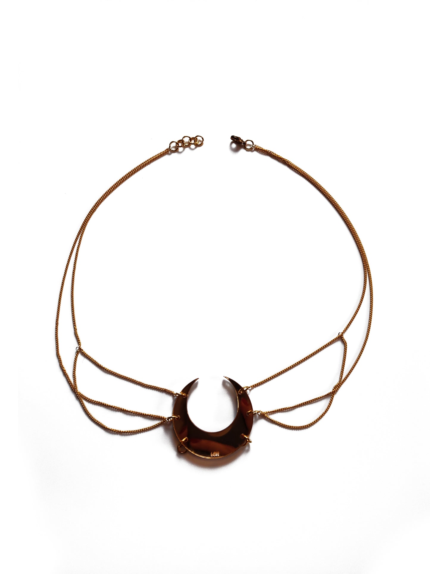 LUNA • Crescent Moon Head Piece Circlet • Festival Wear • Witch Accessory