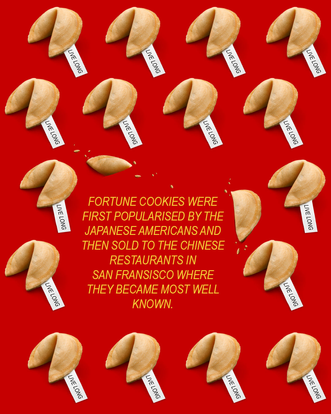 Lucky Red Fortune Cookie "LIVE LONG" Cotton Blend Socks • embroidery • Asian inspired • LOH